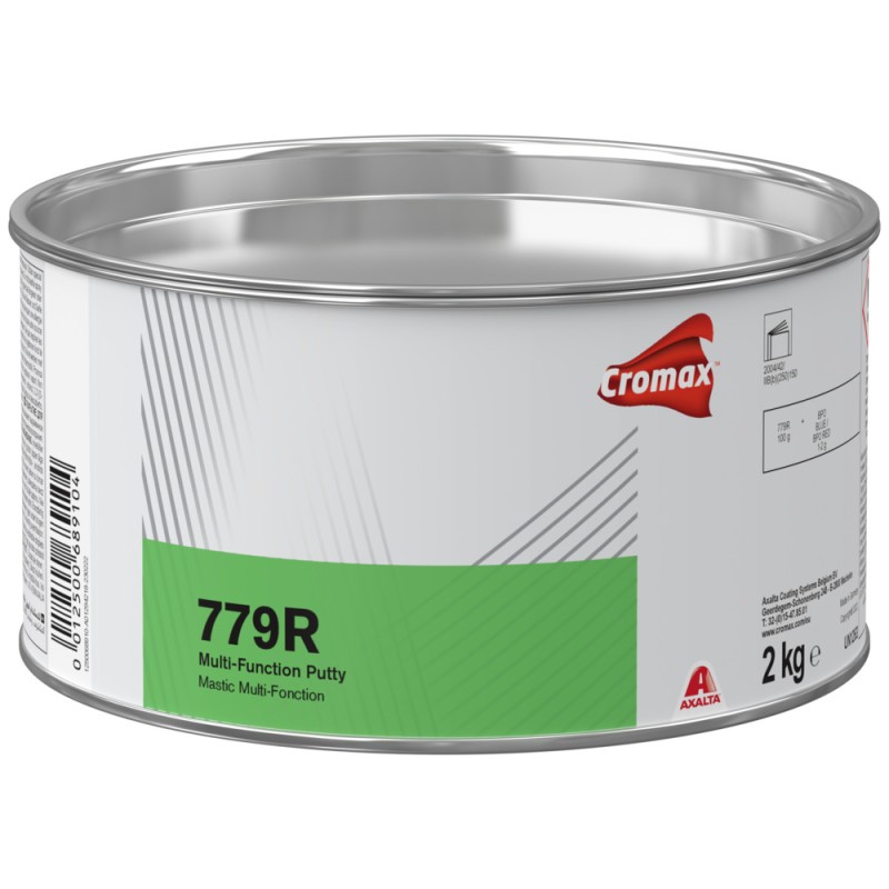 Mastic 2K polyester multi-fonction Cromax 779R - pot de 2 kg