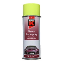 Aérosol de peinture fluorescente AUTO-K jaune 400 ml
