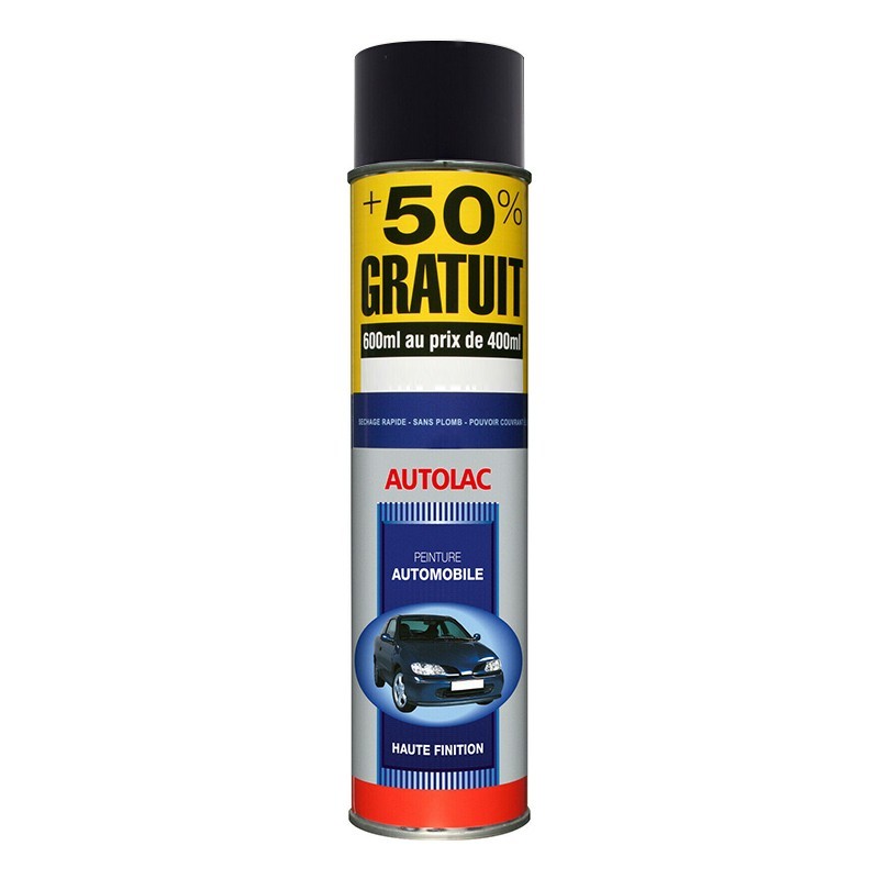 Aérosol noir MAT Autolac 400ml +600 ml offert 973103