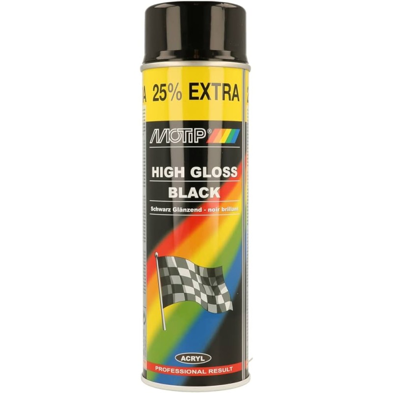 Aérosol peinture brillante MOTIP 500 ml pour carrosserie auto - réf. 4005