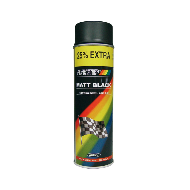 Aérosol peinture mate MOTIP 500 ml pour carrosserie auto - réf. 4006