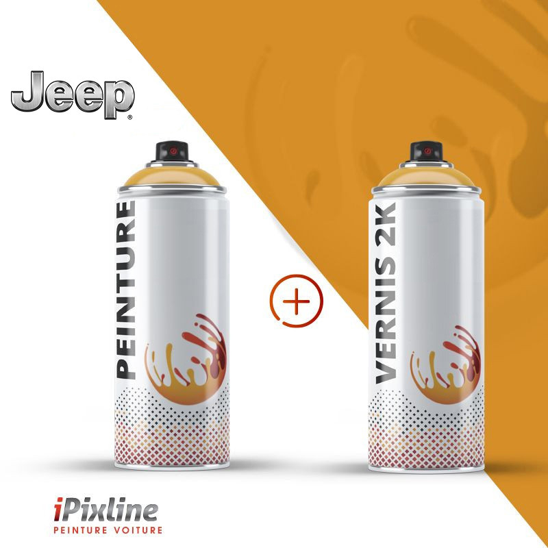 Bombe de peinture 400 ml + bombe de vernis 2K (bi-composant)