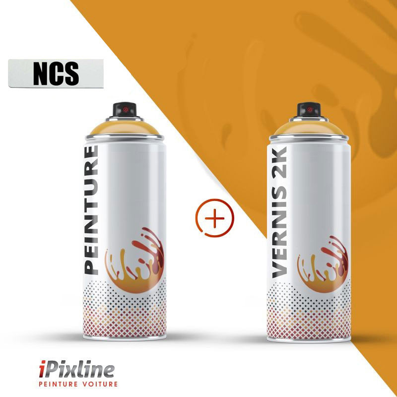 Bombe de peinture 400 ml + bombe de vernis 2K (bi-composant)