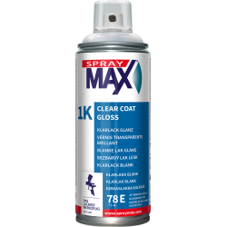 Vernis de finition haute brillance 1K – SprayMax – aérosol 400 ml (réf. 680054)