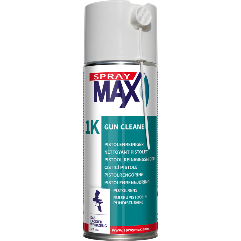 Nettoyant Pistolet 1K Transparent – SprayMax – aérosol 400 ml (réf. 680095)