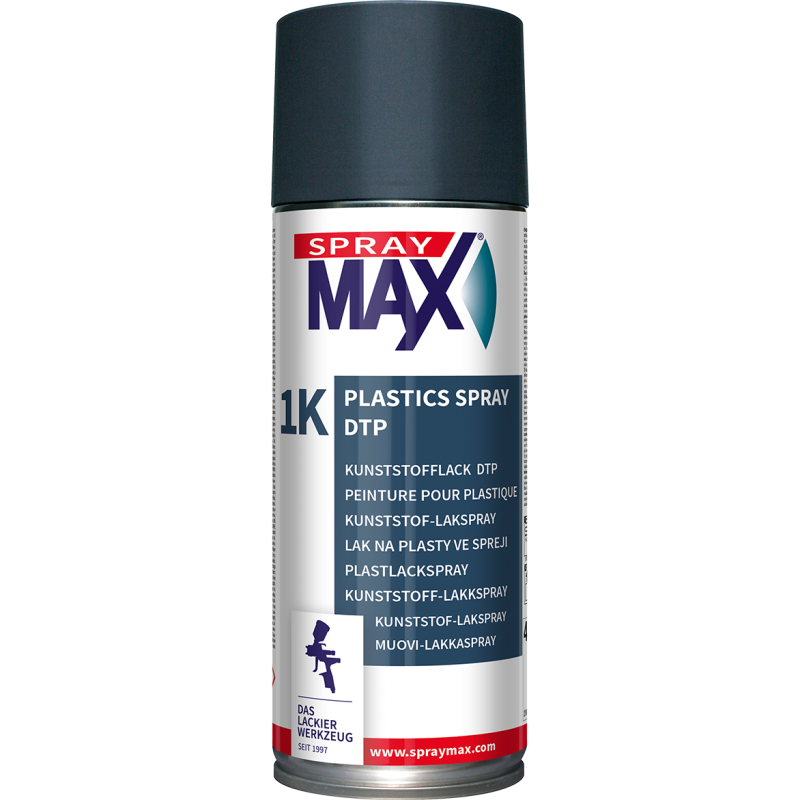 Peinture Plastique 1K Noir - Renault 20509 – SprayMax – aérosol 400 ml (réf. 680154)
