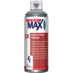 Apprêt Époxy 1K Rapide Gris – SprayMax – aérosol 400 ml (réf. 680299)