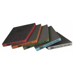 Éponge abrasive 3M 23813 double face grains assortis pour ponçage carrosserie automobile