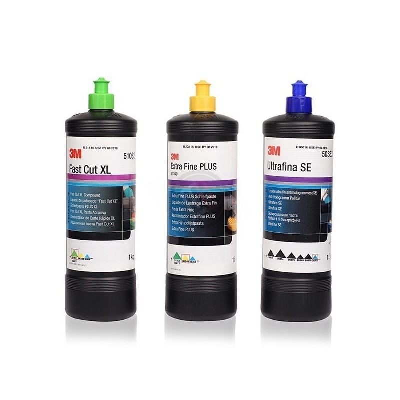 Kit promo Série Lustrer 3M - 3 mousses de lustrage 1 L