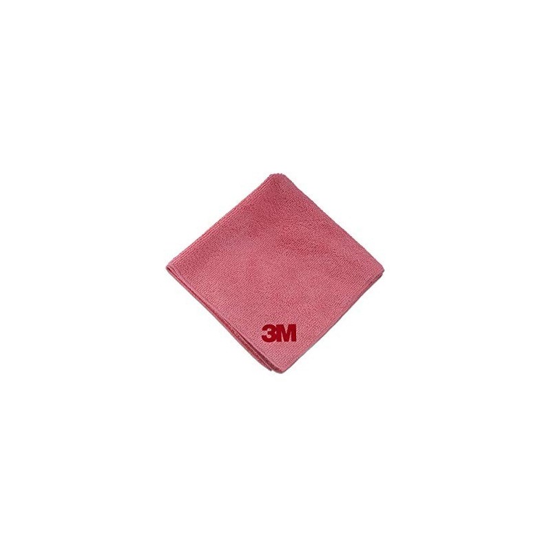 Chiffon de lustrage optimum 3M 50489 rouge microfibre 360x320