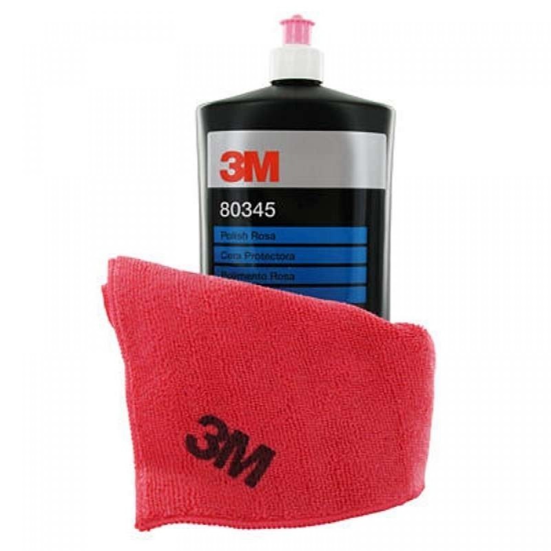 Kit 3M 80345 Cire de Brillance Rose