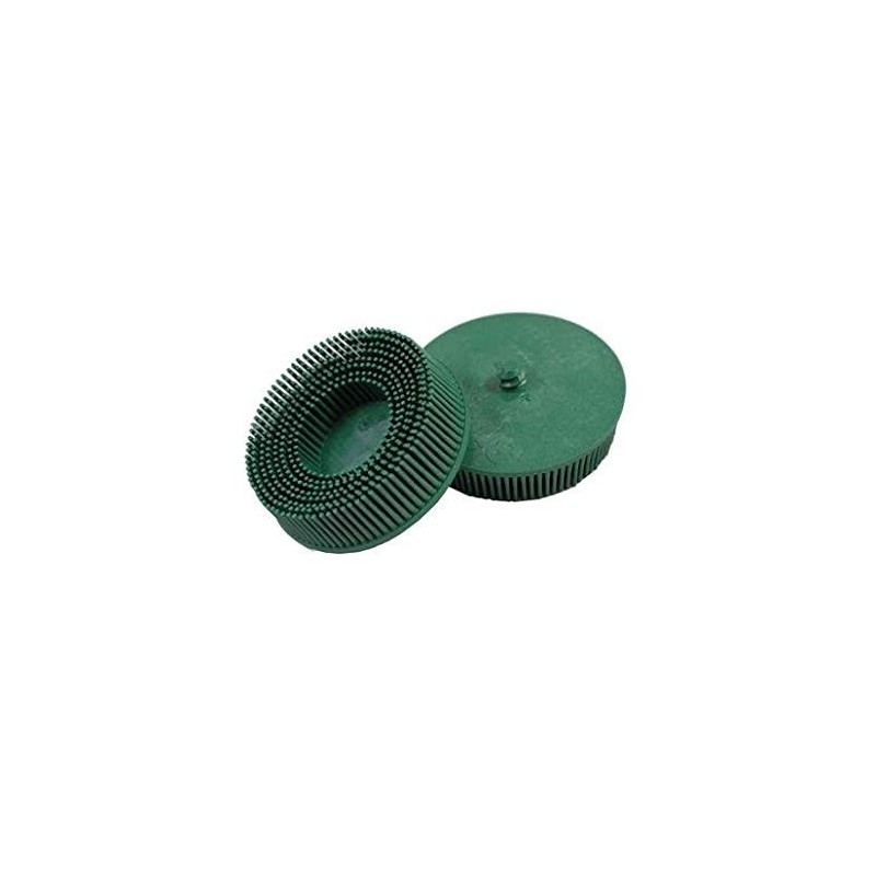 3M 07526 - Disque abrasif Bristle Roloc grain P50, 75 mm, décapage peinture et rouille