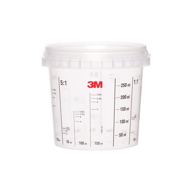Pot de melange gradue 3M 50402 365 ml vendu sans couvercle