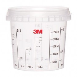 Pot de melange gradue 3M 50404 1520 ml vendu sans couvercle