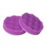 Mousse de lustrage 3M 33033 violette alvéolée - Ø 75 mm pour polisseuse