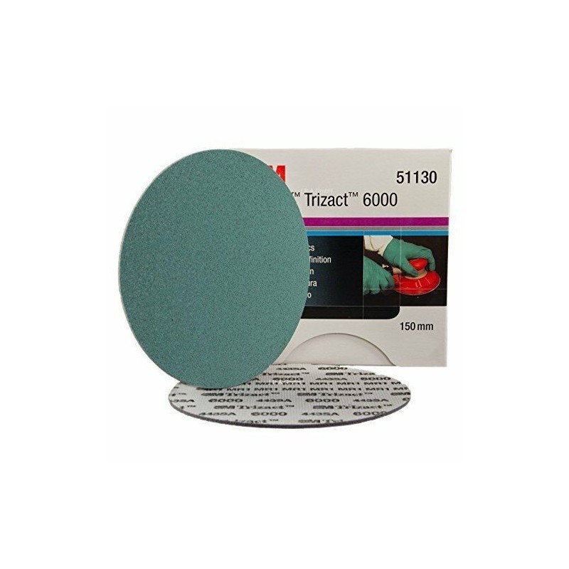 Disque Trizact 3M 30662 grain P5000 - Ø 150 mm pour lustrage carrosserie