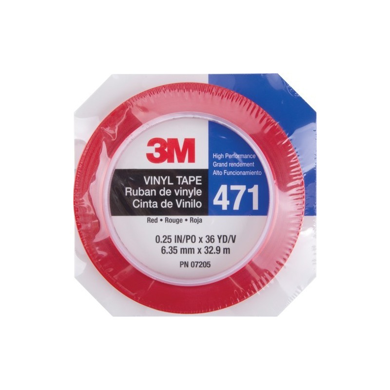 Ruban adhésif vinyle 3M 21340 (PN-07206) - 9,52 mm x 32,9 m