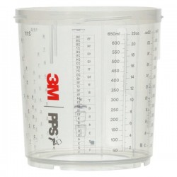 Godet PPS 2.0 3M 26001 - 620 ml, système de godets jetables