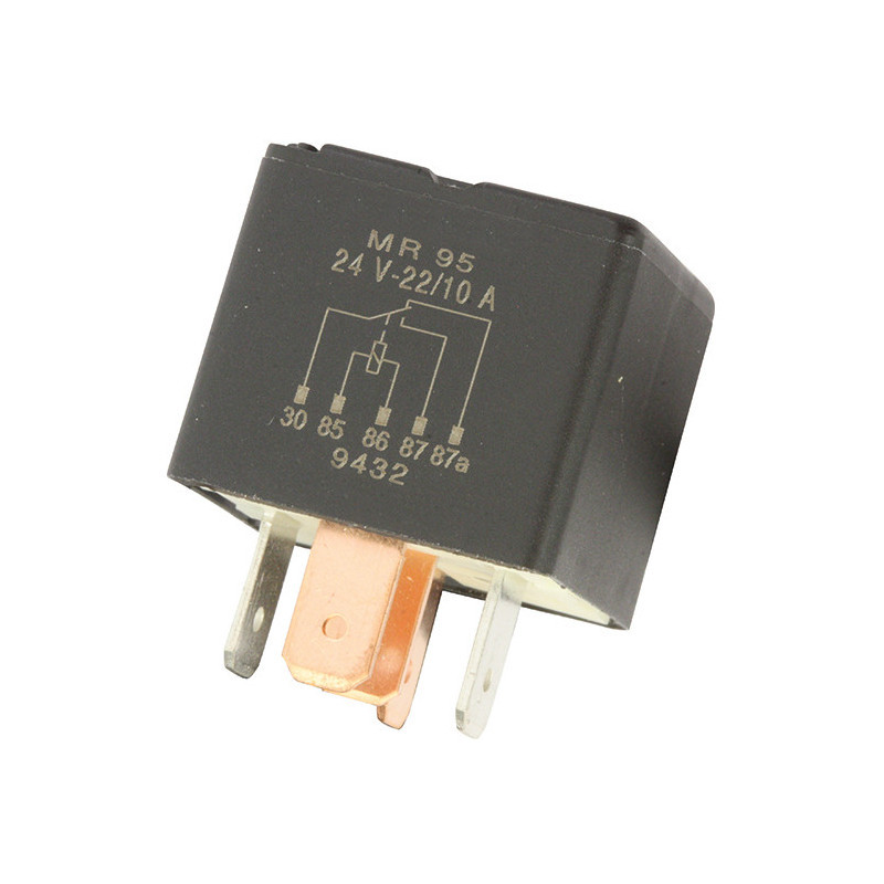 Restagraf 6498 RELAIS INVERSEUR 24V 22/10A 5 BROCHES SANS SUPPORT