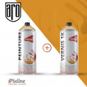 Bombe de peinture 400 ml + bombe de vernis 1K (mono-composant)