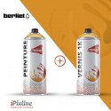 Bombe de peinture 400 ml + bombe de vernis 1K (mono-composant)