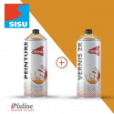 Bombe de peinture 400 ml + bombe de vernis 2K (bi-composant)