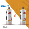 Bombe de peinture 400 ml + bombe de vernis 1K (mono-composant)