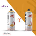 Bombe de peinture 400 ml + bombe de vernis 1K (mono-composant)